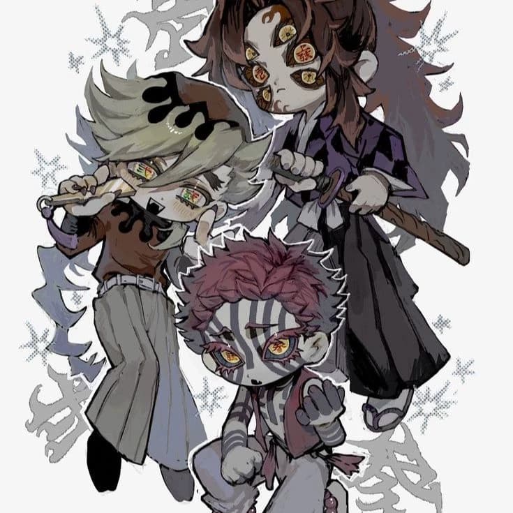 ░▒ Kokushibo, akaza and douma▒░ thumbnail