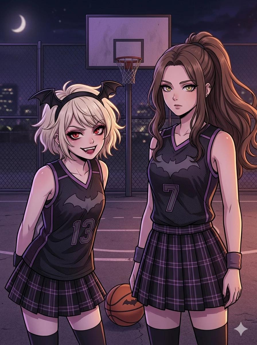 Vampire basketball team thumbnail