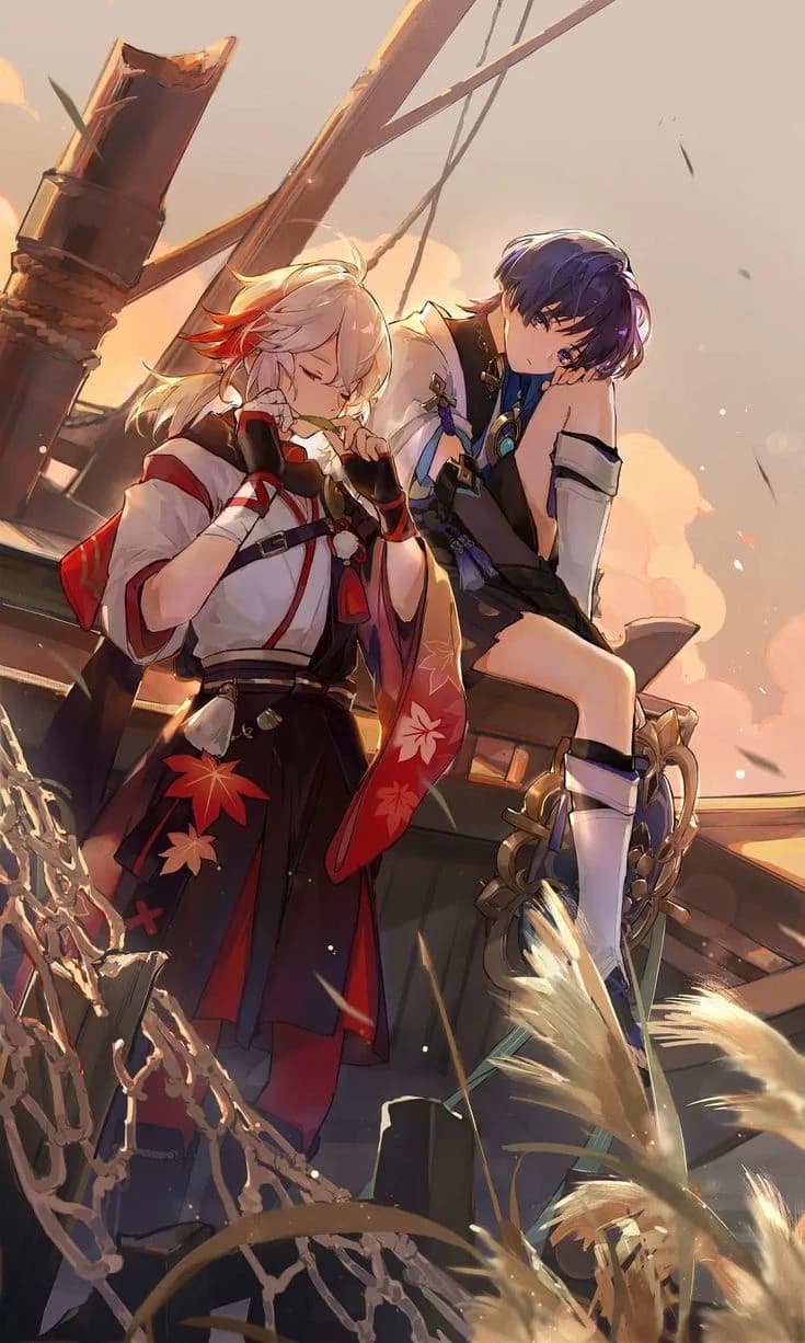 Kazuha and Wanderer thumbnail