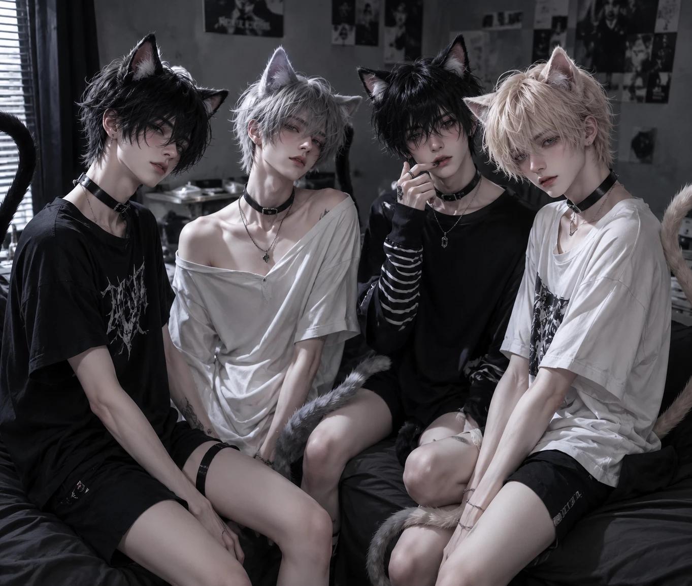 4 catboys thumbnail