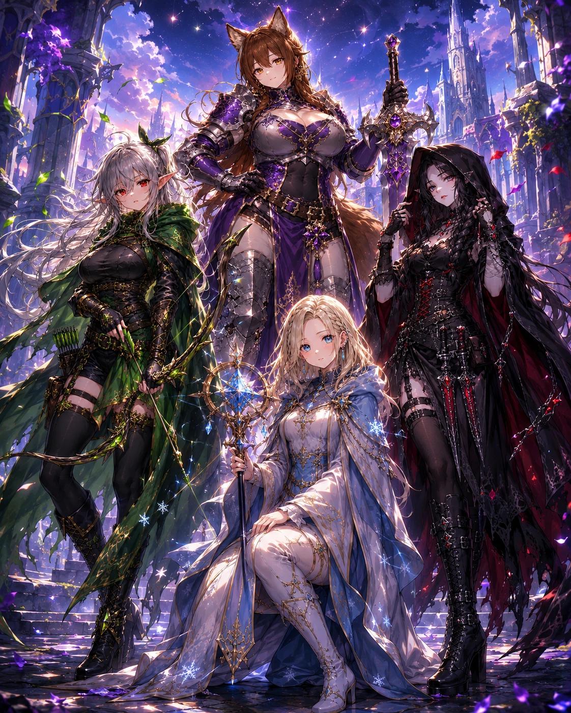 Vaelith, Sylwen, Mirielle, & Rhaelys thumbnail