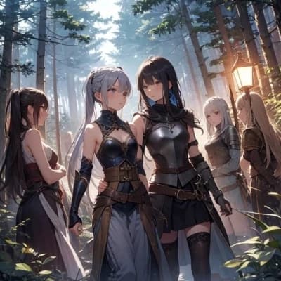 Group Of Female Adventurers thumbnail