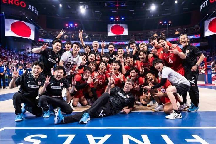 Japanese volleyball team thumbnail