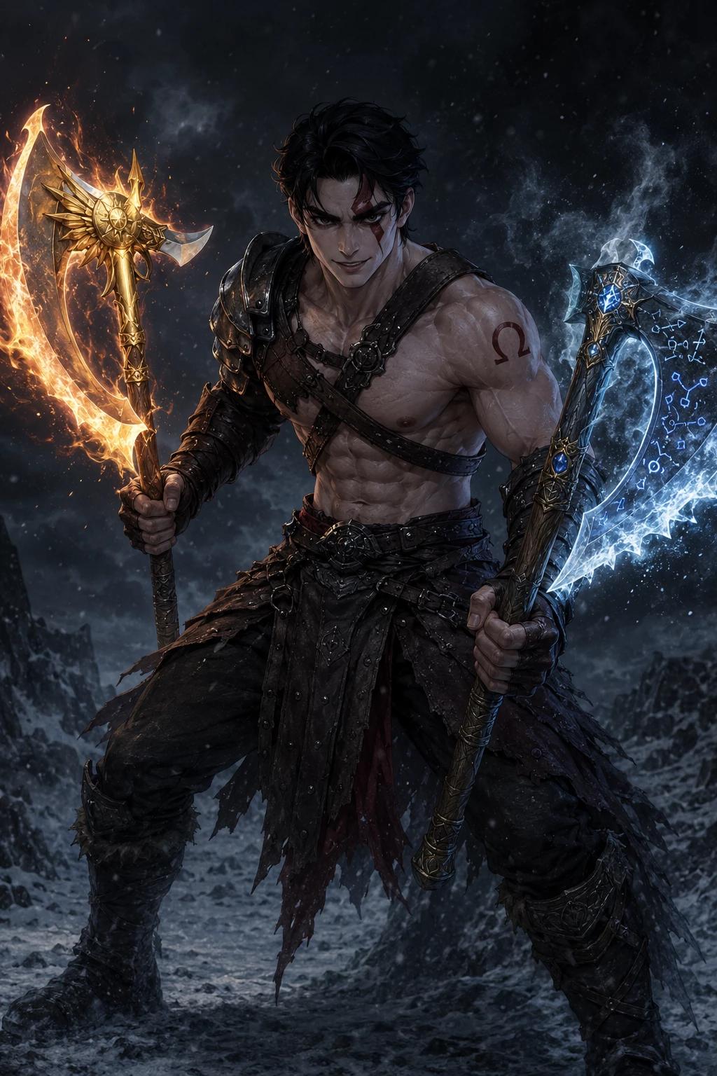 Hrodrick dell'ascia, nipote di Atreus dello scudo e figlio di Kratos della lama thumbnail