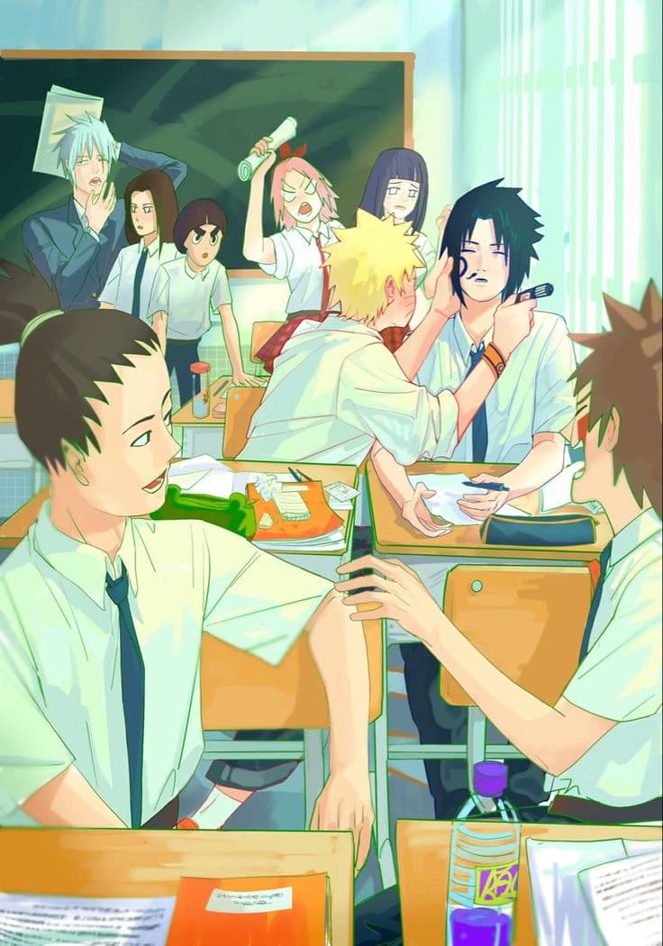 High school Naruto thumbnail