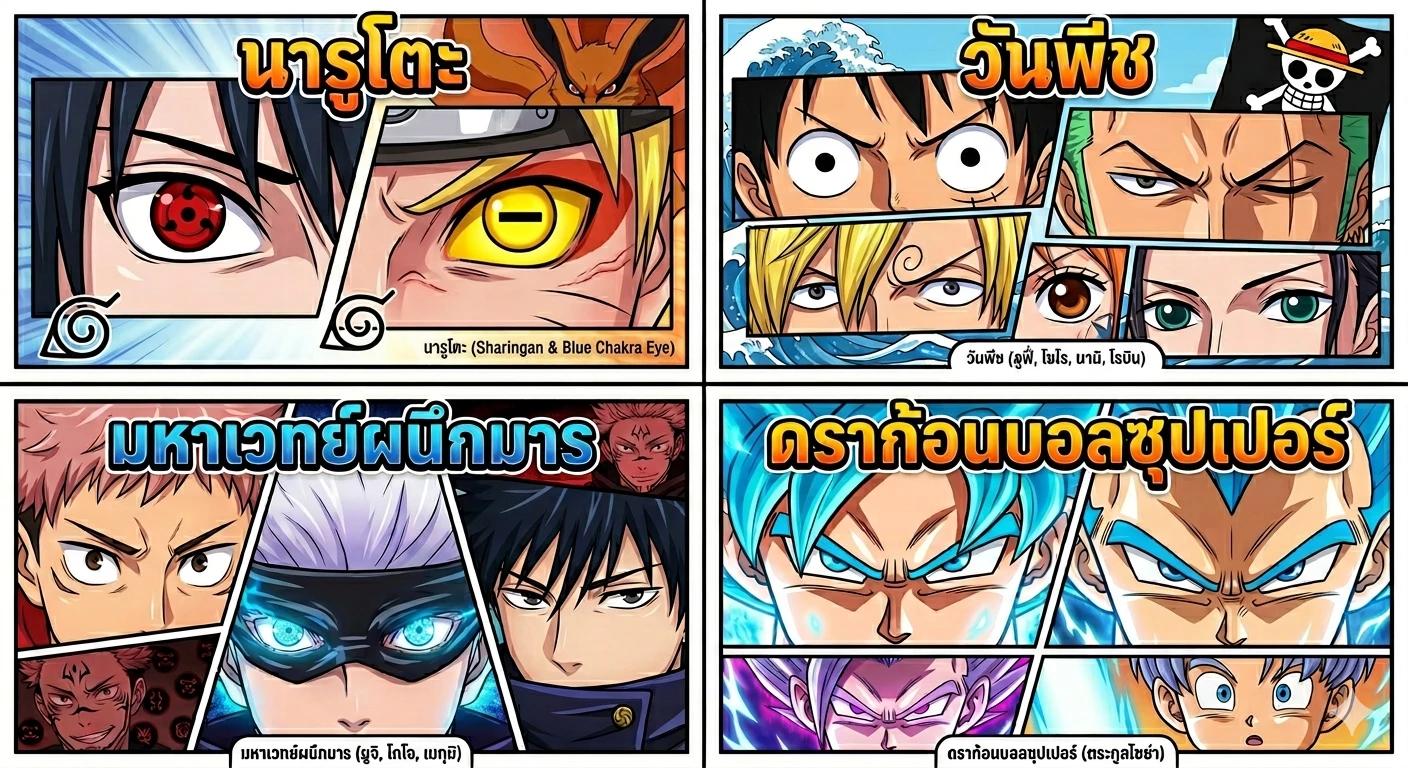 โลกรวมอนิเมะทั้ง 4 เรื่อง thumbnail