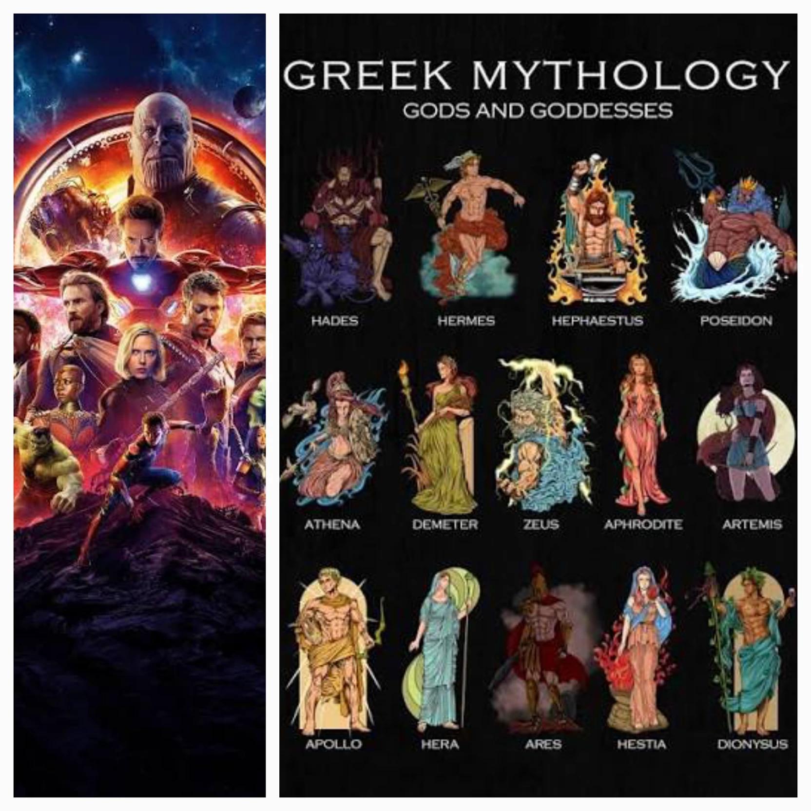 The Avengers × Greek gods thumbnail