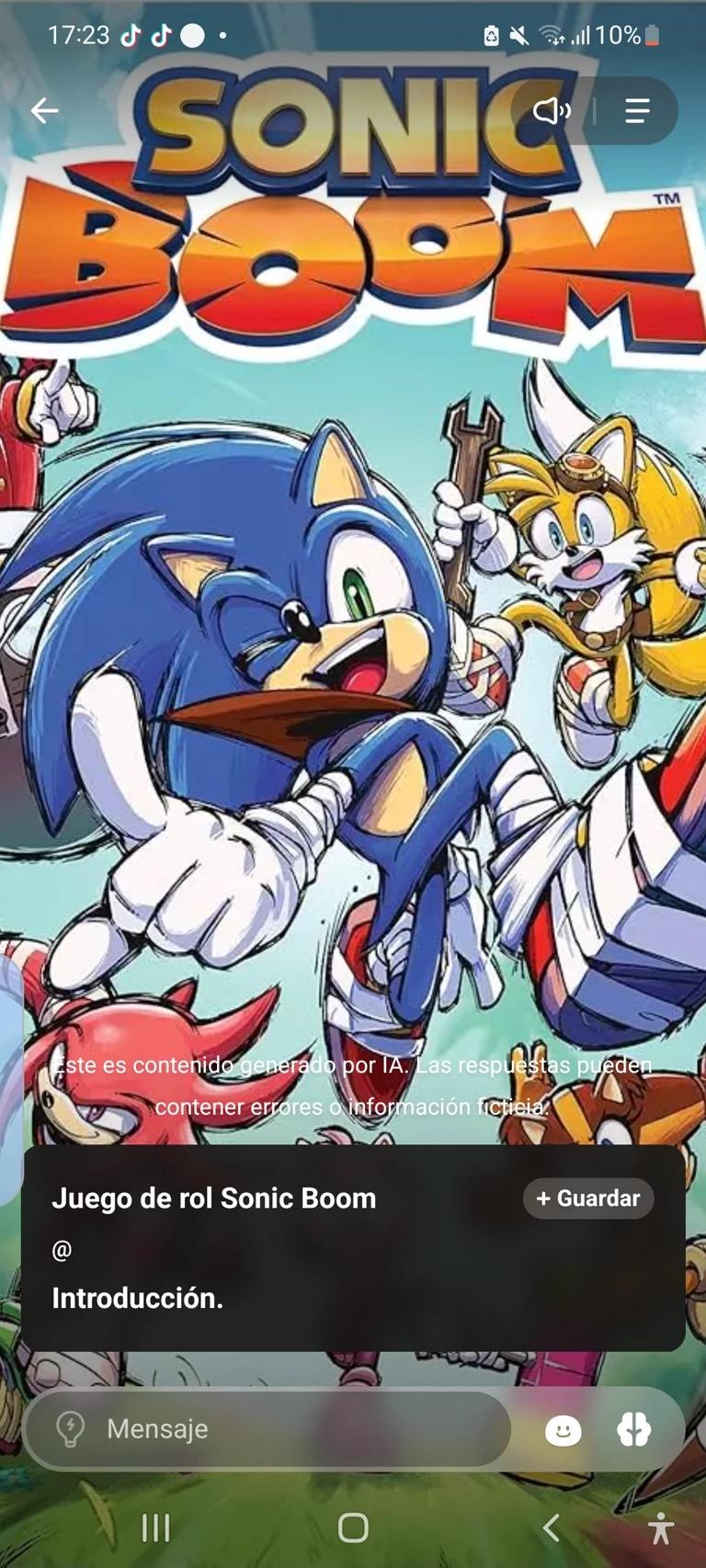Juego d rol d sonic boom thumbnail
