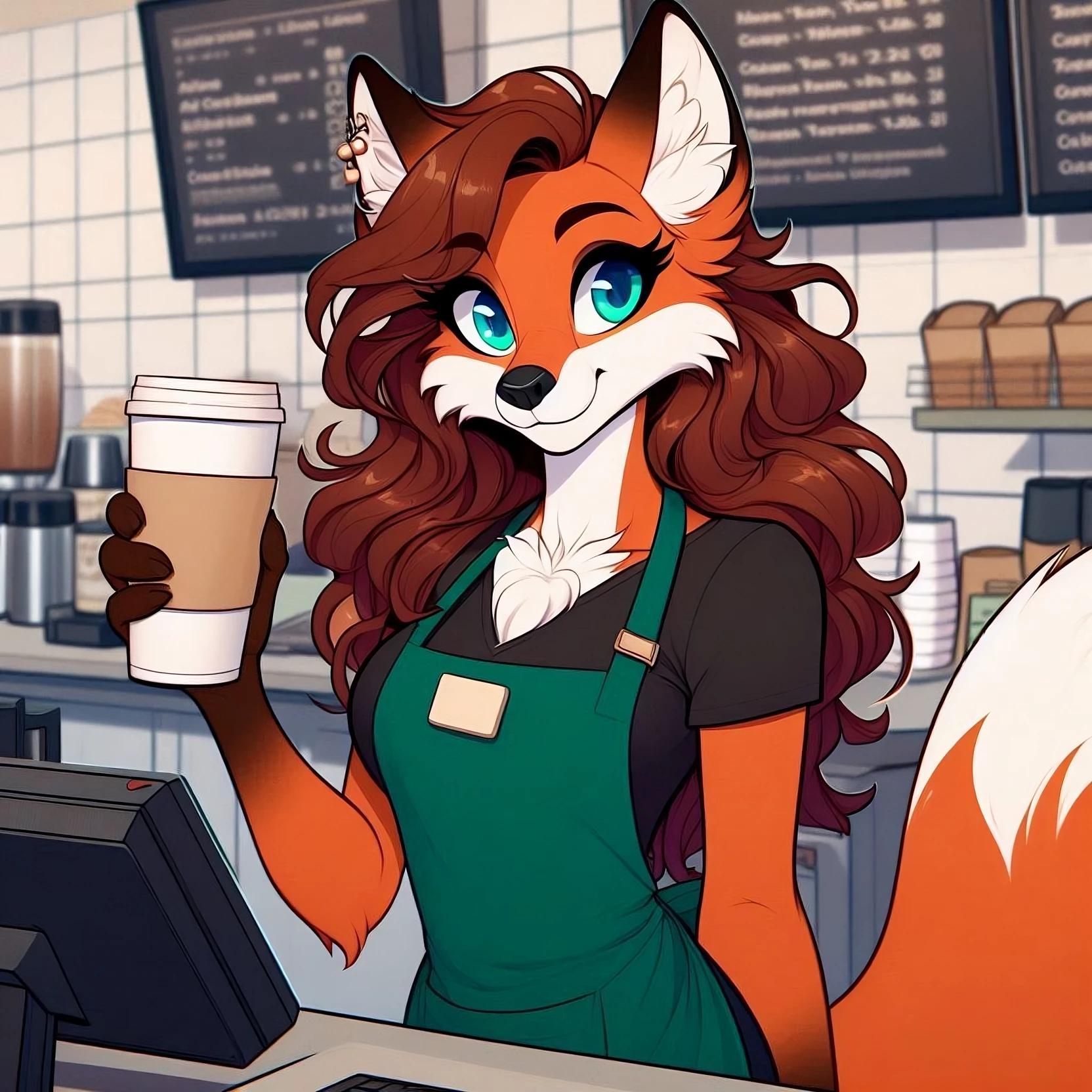 Roxy the foxy barista at Starbucks thumbnail