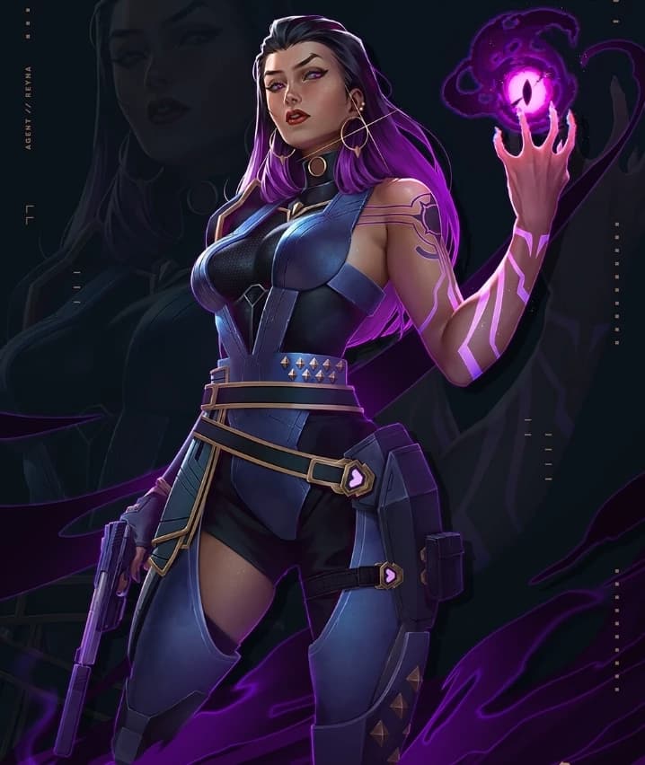Reyna from valorant thumbnail