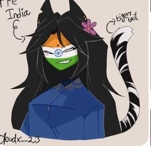 countryhuman india (female but cat lol) thumbnail