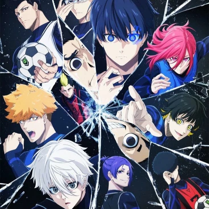 Blue lock reacts thumbnail