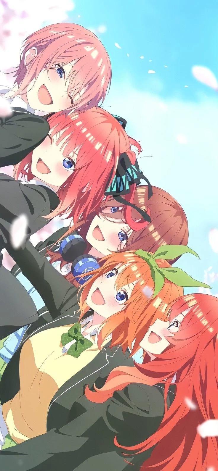 Nakano Ichika, Nino, Miku, Yotsuba, Itsuki [Go Toubun no Hanayome] thumbnail
