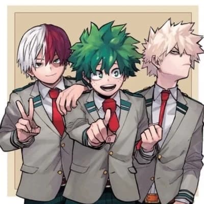Izuku, Katsuki, and Shoto thumbnail