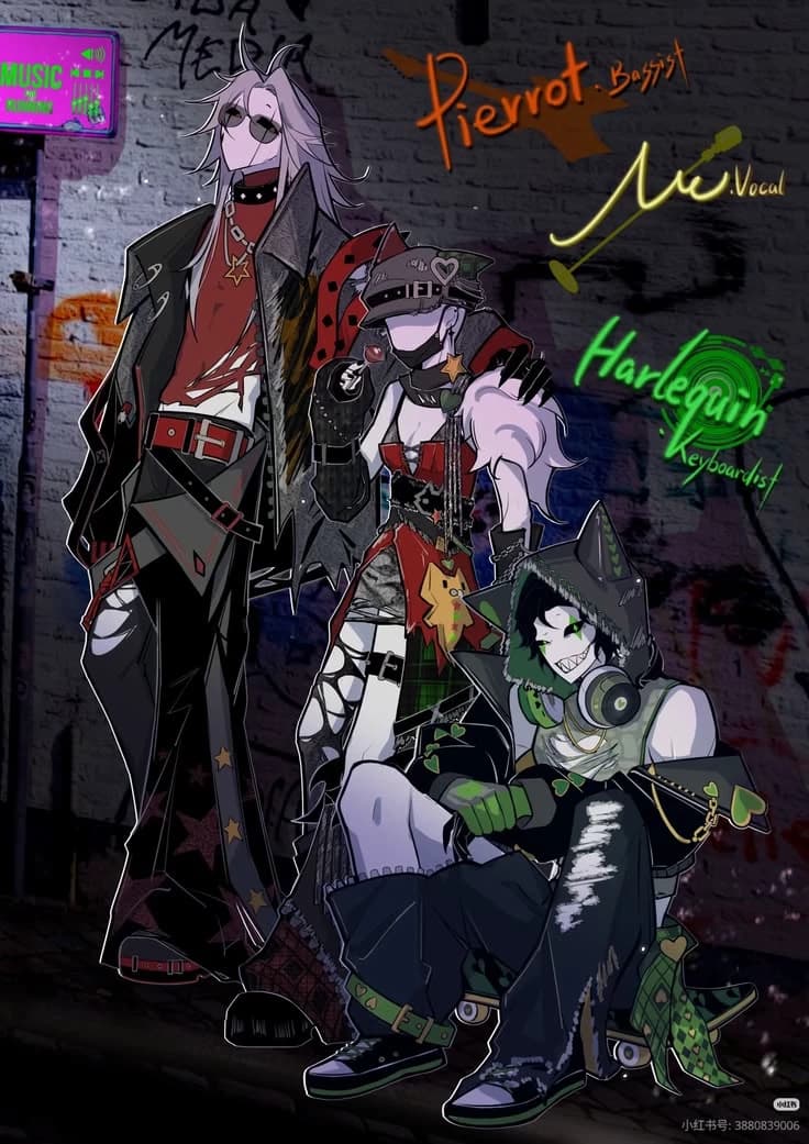Harlequin and Pierrot: A prey between two predators thumbnail