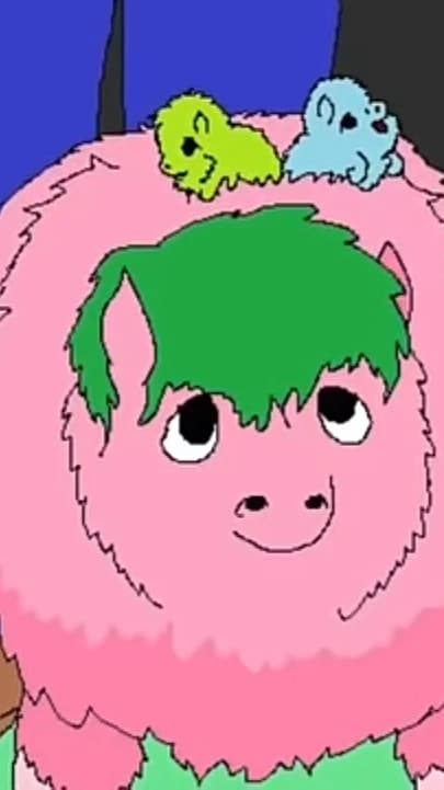 Pink Fluffy Pony And Her Babes thumbnail