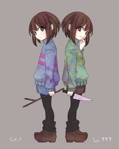 frisk y chara thumbnail