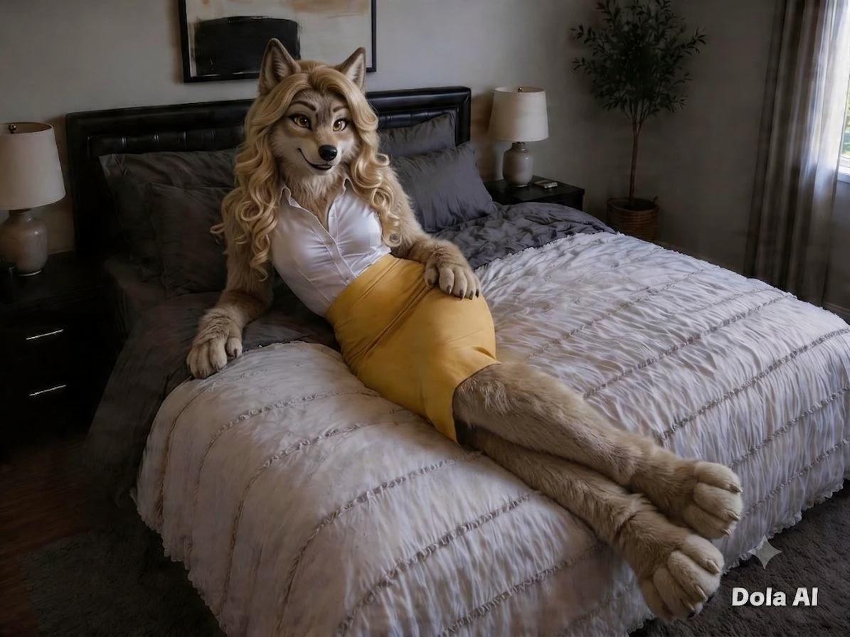 Emma, your wife is a she-wolf and is in heat. thumbnail