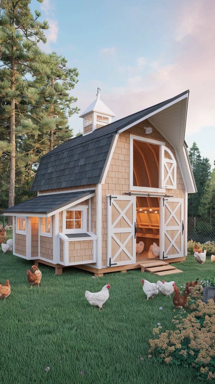 Luxurious chicken coop thumbnail