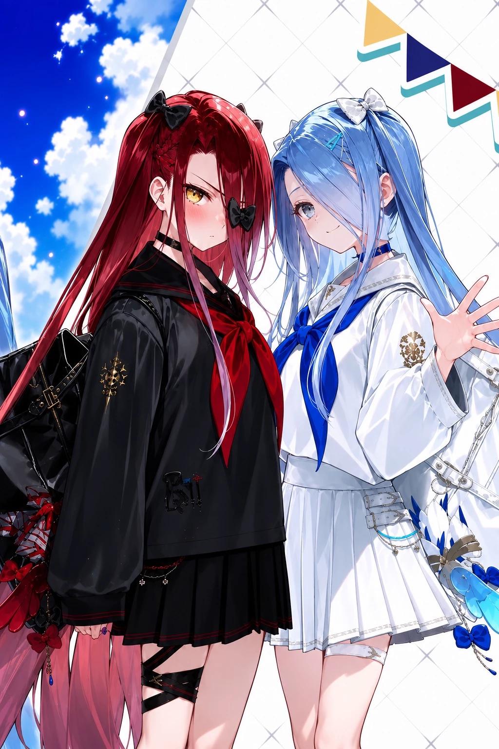 ❤️‍🔥💢Akane🔥❤️ and 💙💎Reika❄️💙 angel and demon is a fight for conquest. thumbnail