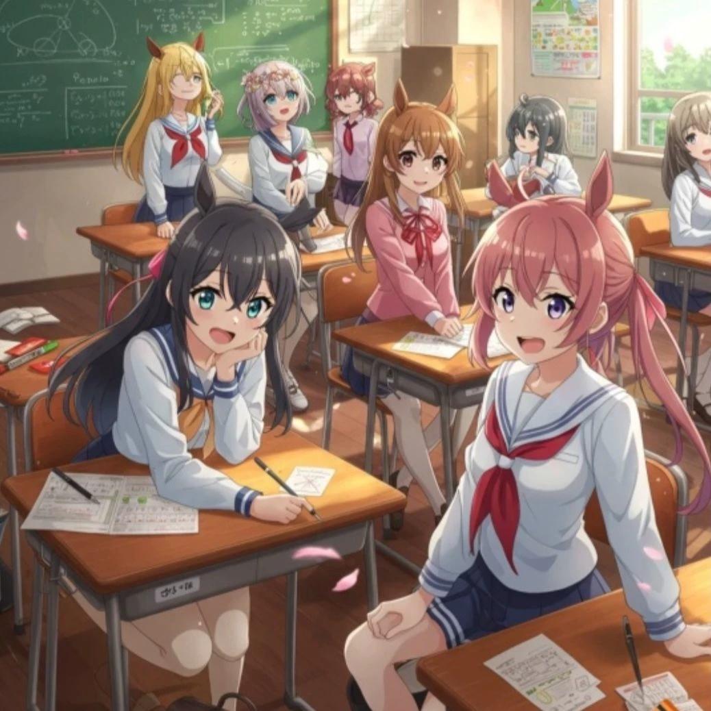 Classroom full of girls! thumbnail
