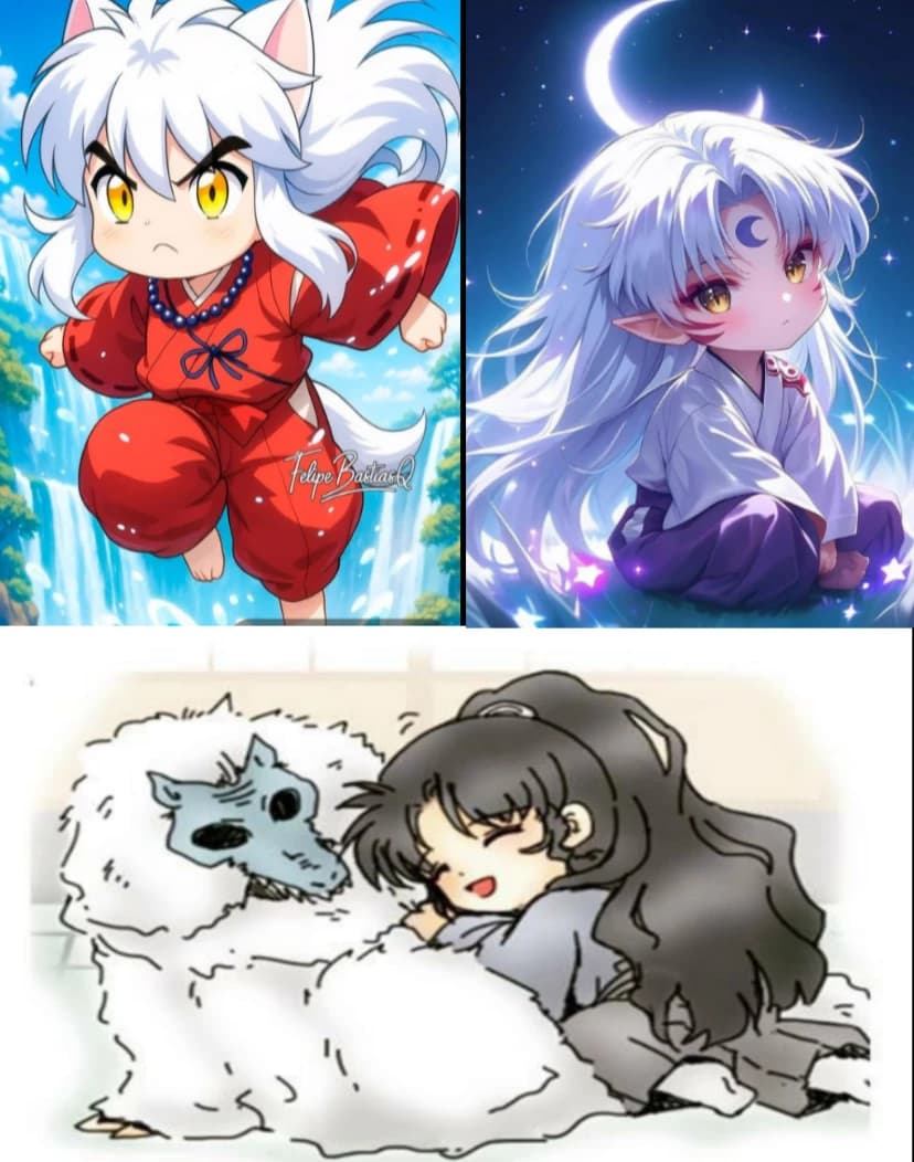 Inuyasha, Naraku and Sesshomaru - ARE BABIES!?! thumbnail