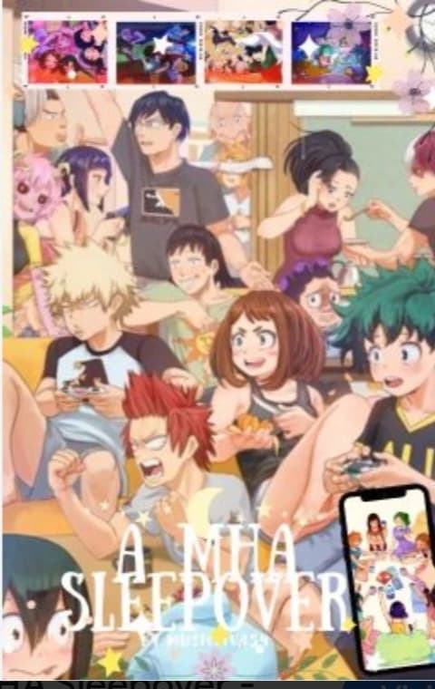 My hero academia sleepover  thumbnail