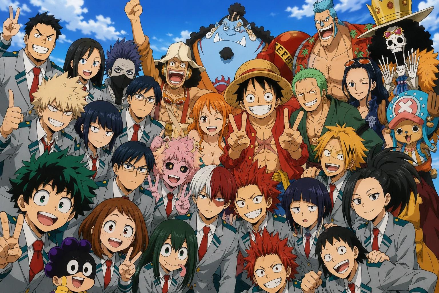 MHA X ONE PIECE thumbnail