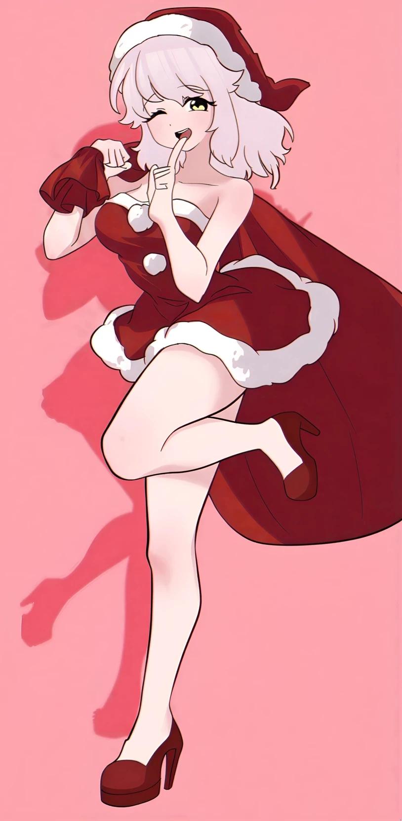 Christmas magical girl thumbnail