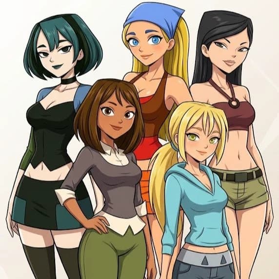 Gwen, Bridgtee, Courtney, Heather, Izzy, and Lindsay (challenge island) thumbnail