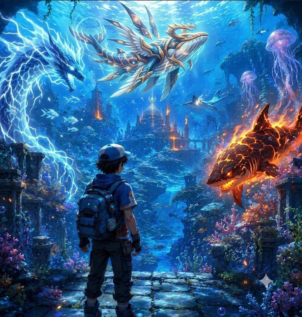 Oceon, Pokémon but underwater ;) thumbnail