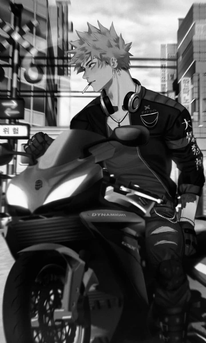 katsuki bakugo biker thumbnail