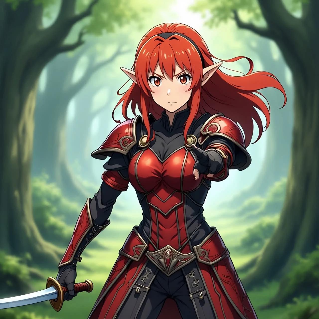 Anna (female elf warrior) thumbnail