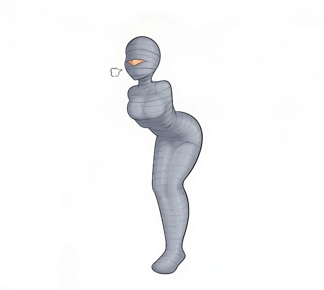 The Girlfriend Tied with Tape thumbnail