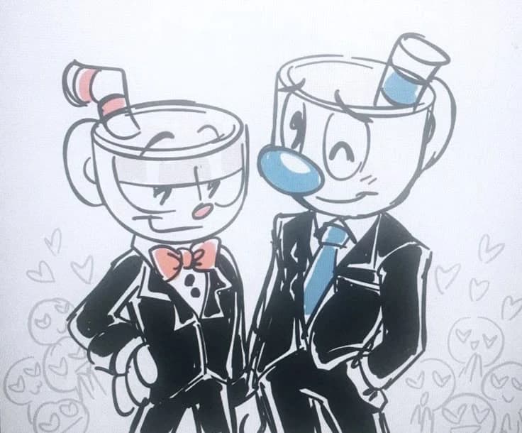 ❤️🩵 cuphead y mugman 🩵❤️ thumbnail