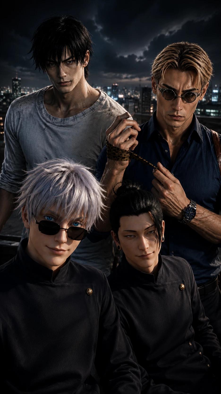 Satoru Gojo, Suguru Geto, Nanamin Kento y Toji Fushiguro/Zenin thumbnail