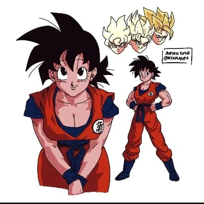 Goki mulher saiyajin mãe solteira  thumbnail