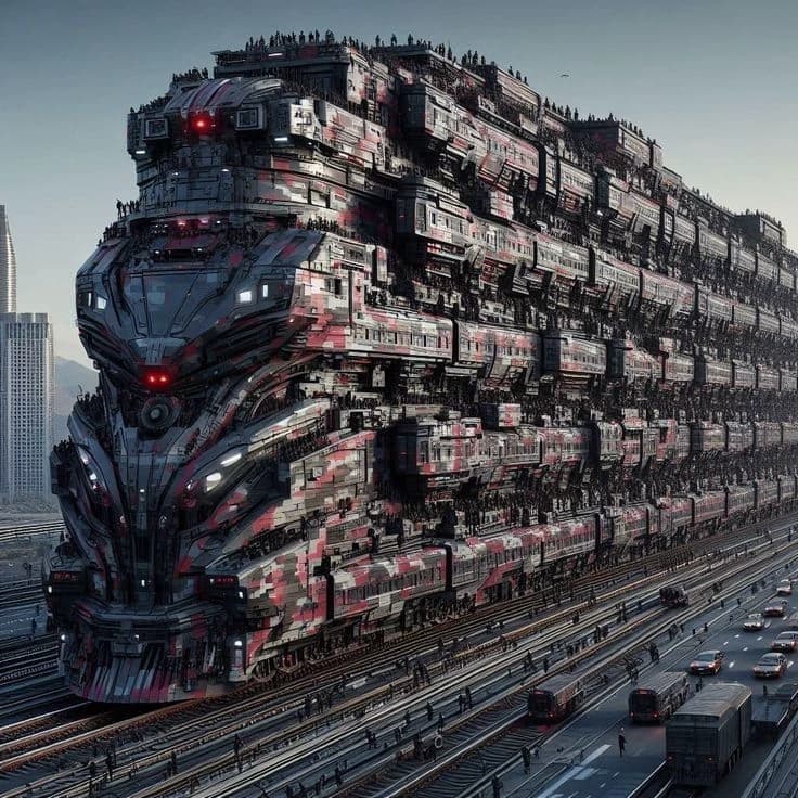 Futuristic Titan Rail train TFO thumbnail
