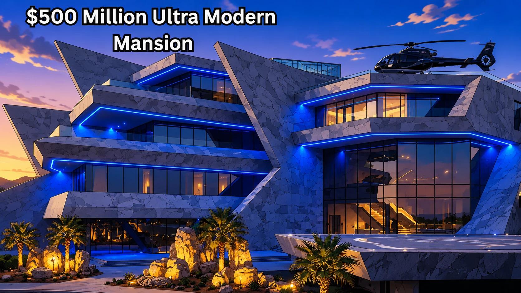 Ultramodern mansion of extreme luxury thumbnail
