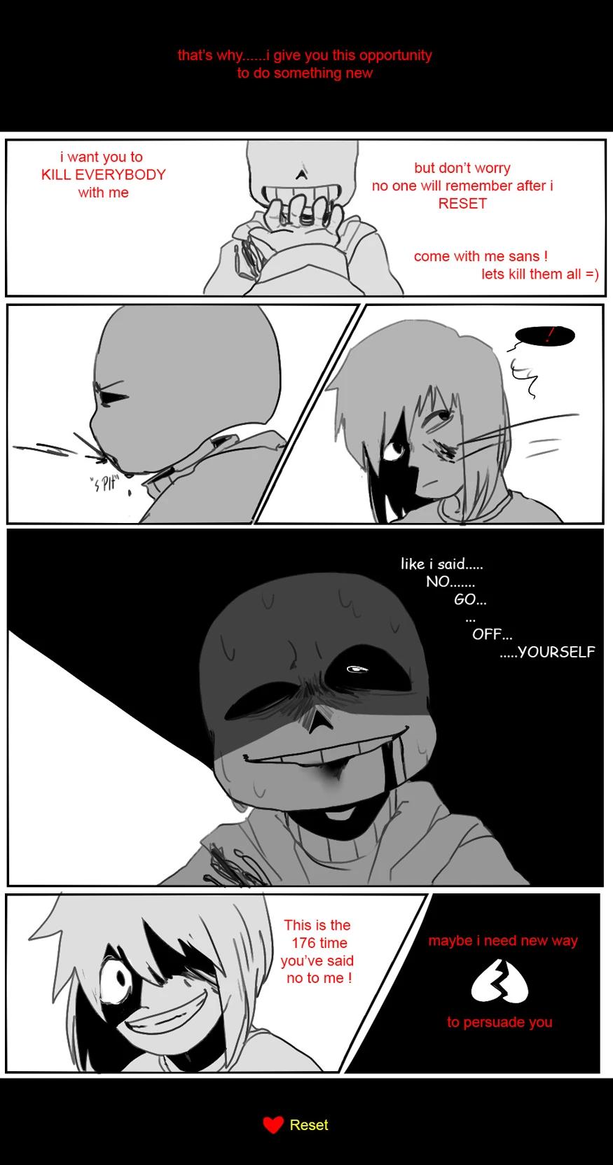Sans and Chara thumbnail