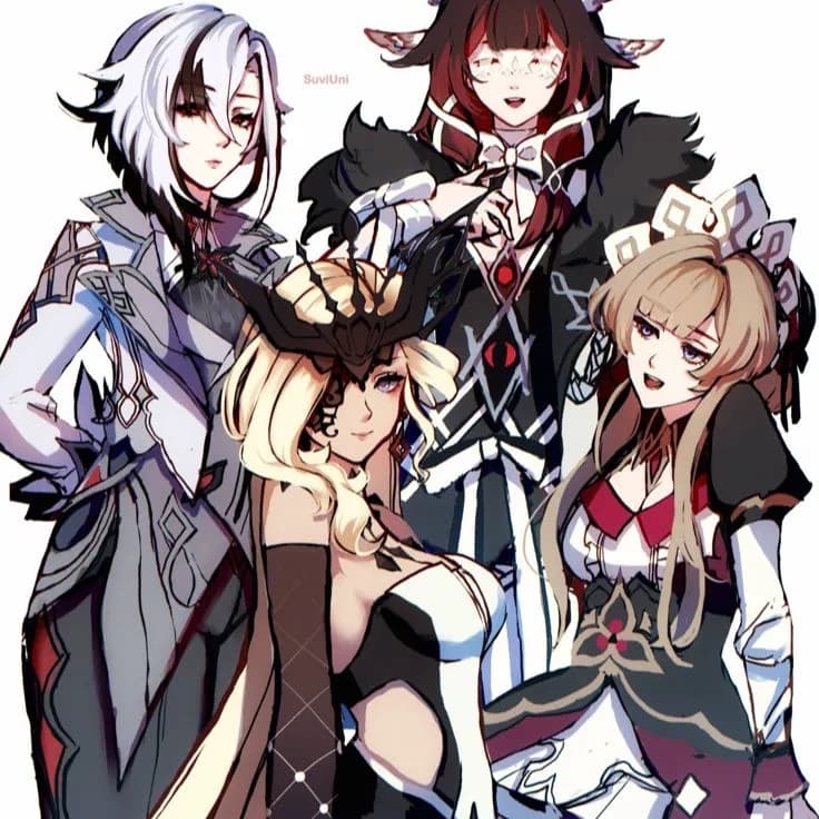 The Harbingers Collective (Arlecchino, Columbina, Signora, Sandrone) thumbnail