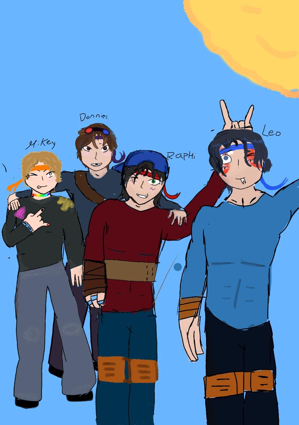 TMNT 2012 (AU: the lives that the universe decided to reincarnate) thumbnail