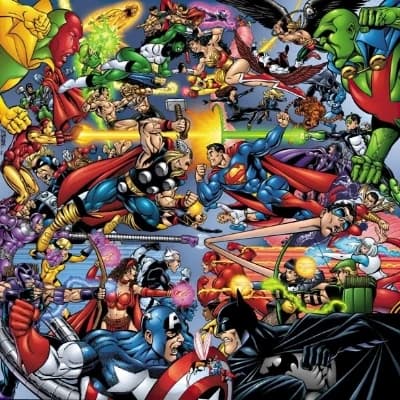 Marvel x DC thumbnail