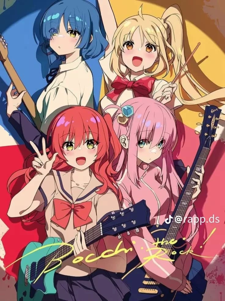 Ryo, nijika,kita, hitori💙💛❤️🩷 thumbnail