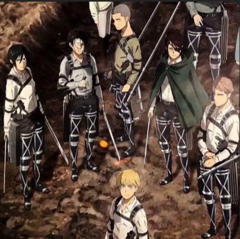eren, mikasa, armin, jean, Connie, levi, sasha, hange thumbnail