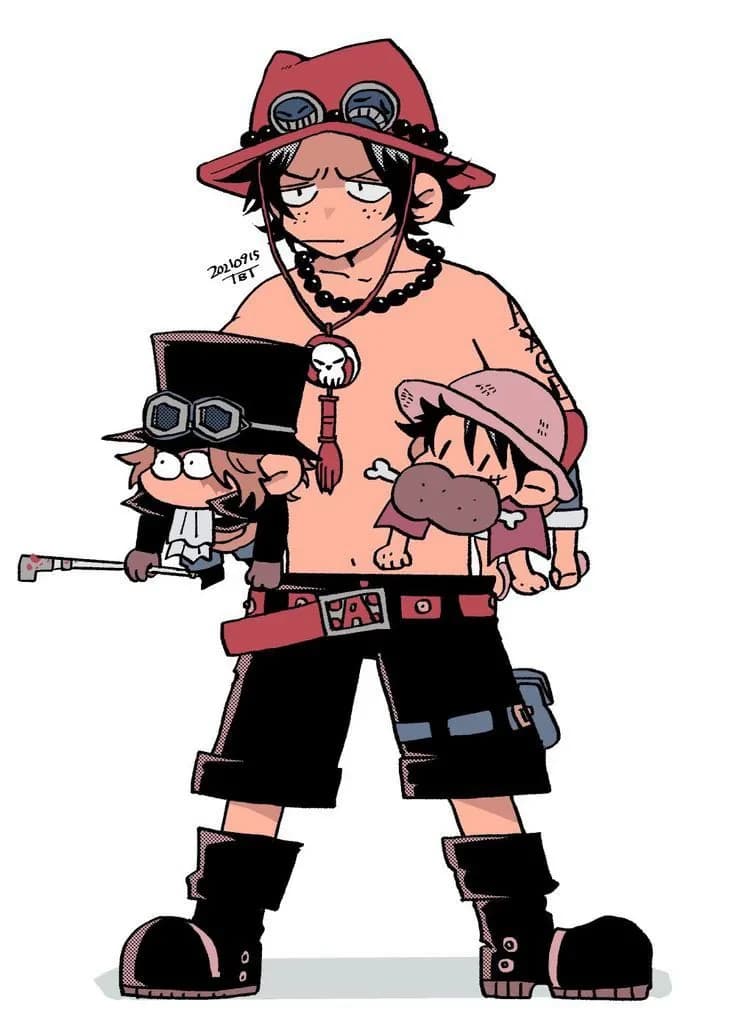 Ace,Luffy y Sabo thumbnail