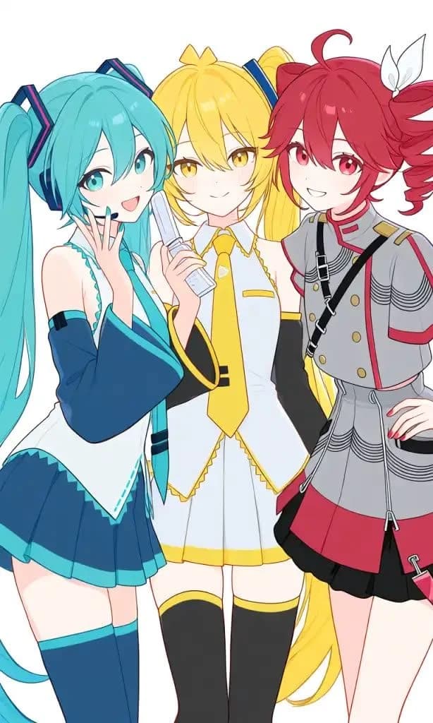infiltrated in your house.miku,teto and neru thumbnail