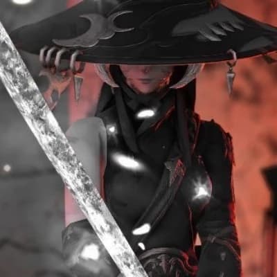 Girl samurai and ninja. thumbnail