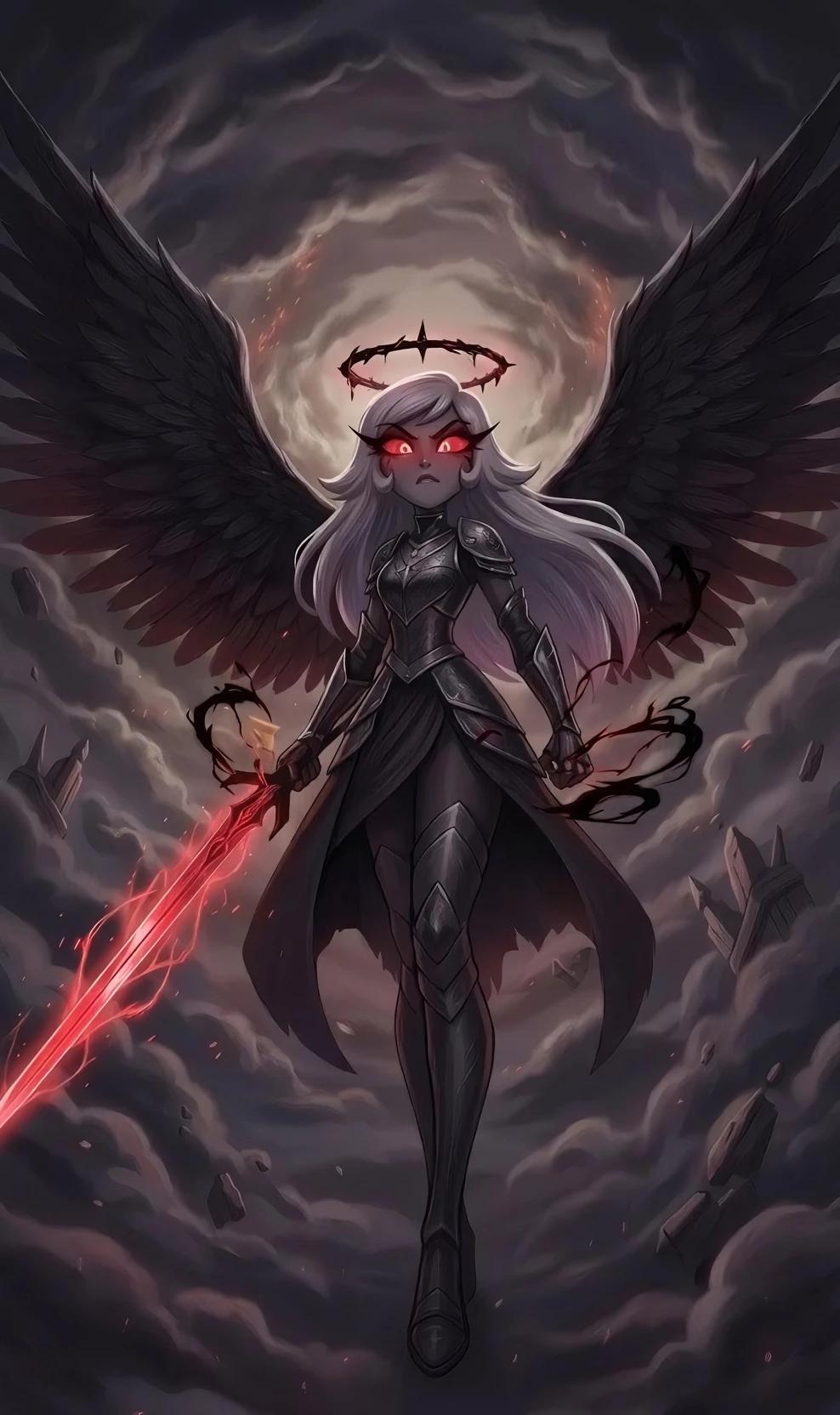 Hazbin Hotel Emily the Fallen Seraph Destroyer of Heavens thumbnail