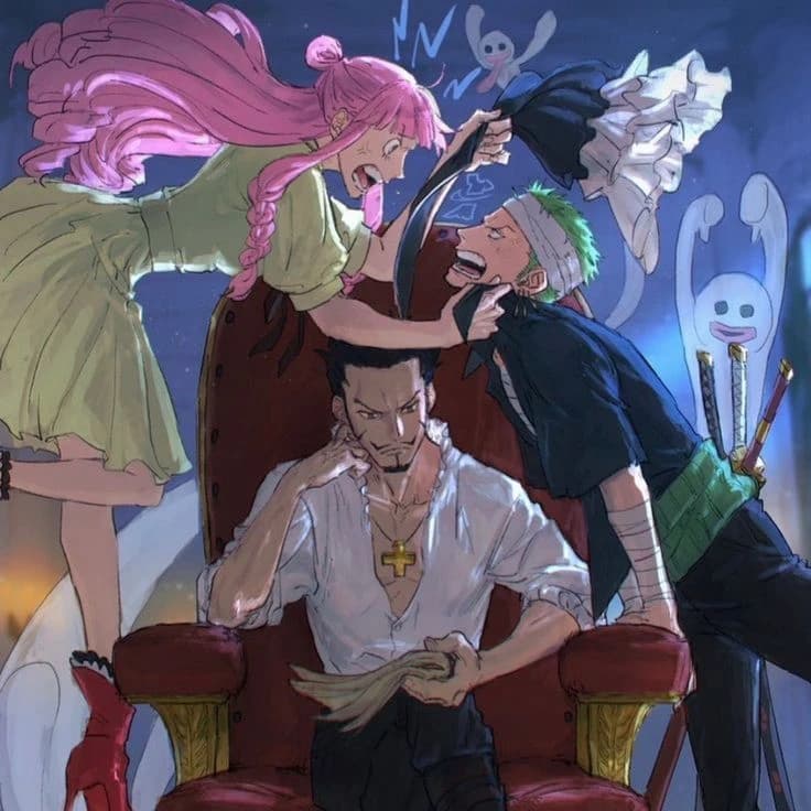 Zoro, Perona, Mihawk thumbnail